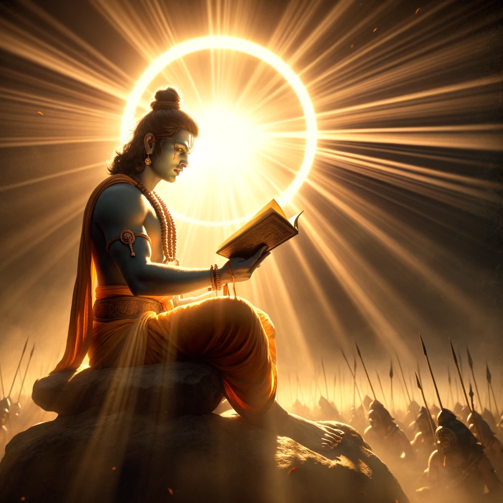 Rama Recites a Hymn to the Sun